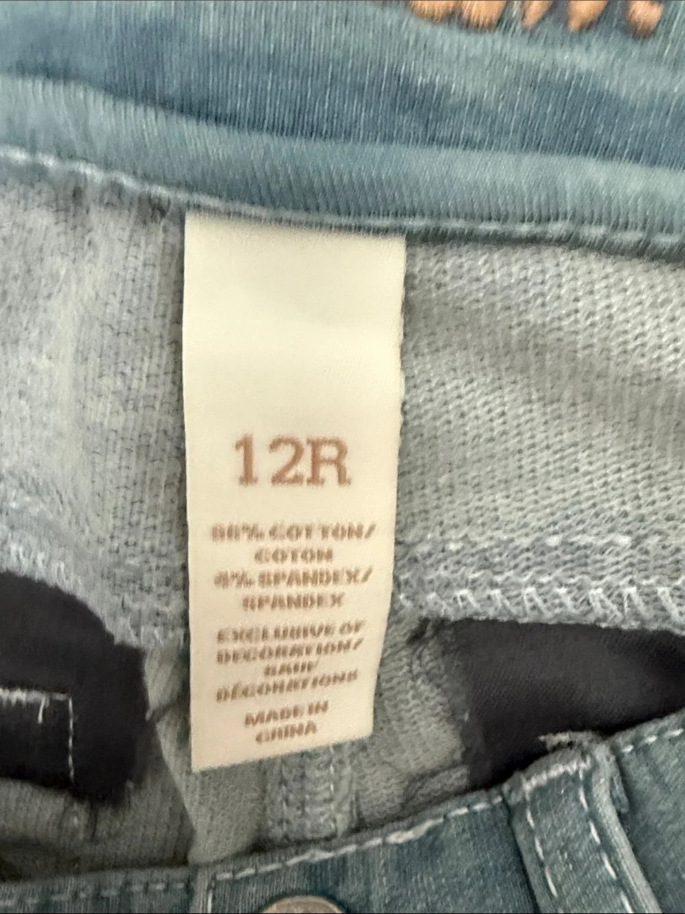 Justice Girls Light Wash Girl’s Capri Jeans